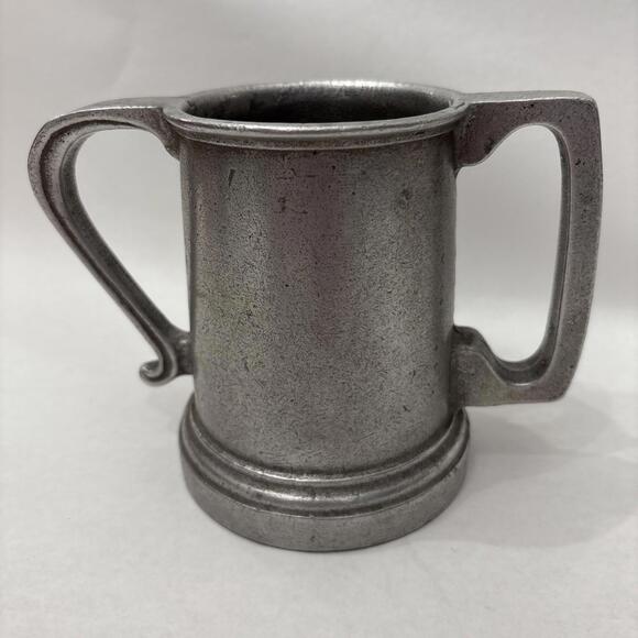 Wilton Armetale Other - Vtg Wilton Armetal Pewter Two Handle Kissing Mug Cup USA Heavy 1970’s Romance